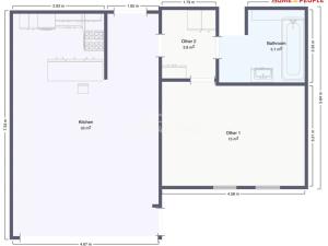 Prodej bytu 2+kk, Praha - Podolí, Jeremenkova, 62 m2