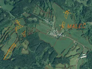 Dražba pole, Strašín, 33898 m2