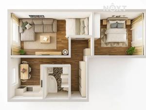 Pronájem bytu 2+1, Brno, Ulička, 57 m2