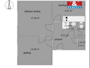 Pronájem bytu 2+1, Liberec - Liberec XIX-Horní Hanychov, Ještědská, 66 m2
