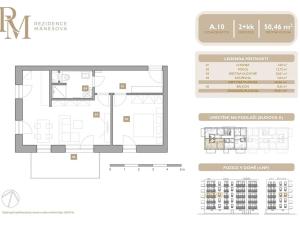Prodej bytu 2+kk, Lipník nad Bečvou, Mánesova, 50 m2
