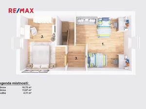 Pronájem rodinného domu, Rodvínov, 73 m2