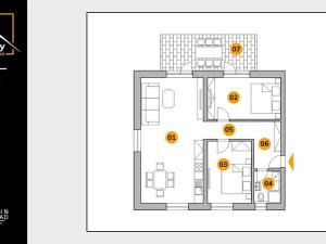 Prodej bytu 3+kk, Mikulovice, 77 m2