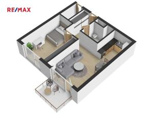 Pronájem bytu 2+kk, Plzeň, Na Chmelnicích, 54 m2