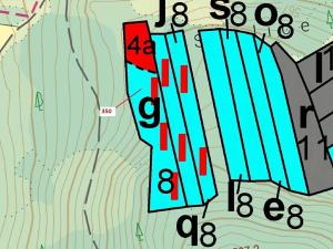 Dražba lesa, Kovčín, 3476 m2