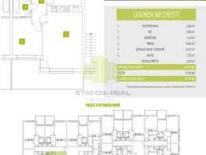 Pronájem bytu 2+kk, Olomouc, Janského, 59 m2