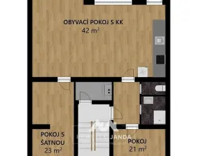 Pronájem bytu 3+kk, Brno, Pellicova, 100 m2