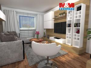 Prodej bytu 2+kk, Teplice - Trnovany, Trnovanská, 43 m2