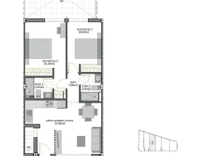 Prodej rodinného domu, San Pedro del Pinatar, Španělsko, 60 m2