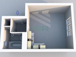 Pronájem bytu 1+kk, Praha - Michle, Brtnická, 25 m2