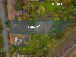 Prodej pozemku pro bydlení, Hrušky, Nádraží, 1387 m2