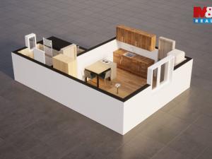 Pronájem bytu 1+kk, Plazy, 30 m2