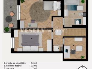 Prodej bytu 4+kk, Praha - Žižkov, Vinohradská, 139 m2