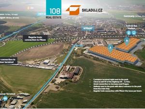 Pronájem skladu, Úherce, 40000 m2