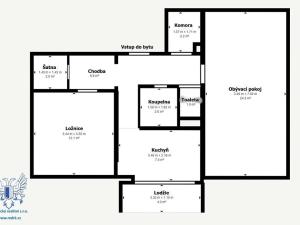 Pronájem bytu 2+1, Mělník, Pražská, 60 m2