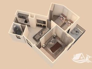 Prodej bytu 2+kk, Hurghada, Egypt, 66 m2