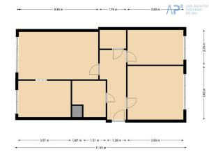 Prodej bytu 3+1, Most, Lidická, 60 m2