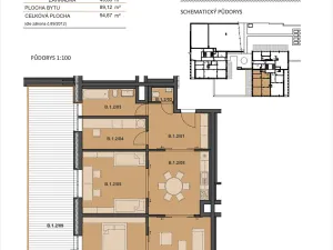 Prodej bytu 3+kk, Brno, Horní, 95 m2