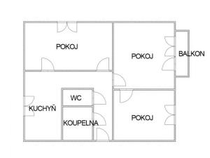 Prodej bytu 3+1, Karviná - Ráj, U Lesa, 68 m2
