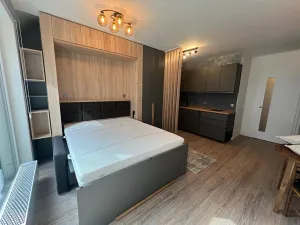 Pronájem bytu 1+kk, Praha - Hostivař, Nurmiho, 32 m2