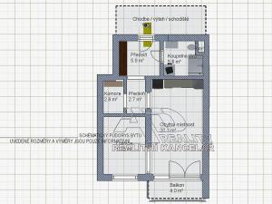 Pronájem bytu 2+kk, České Budějovice, 47 m2