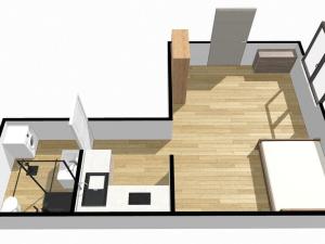 Pronájem bytu 1+1, Praha - Dubeč, náměstí U lípy svobody, 32 m2