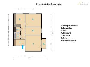 Prodej bytu 3+1, Kaplice, 1. máje, 61 m2