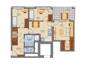 Prodej bytu 3+1, Praha, Bessemerova, 74 m2