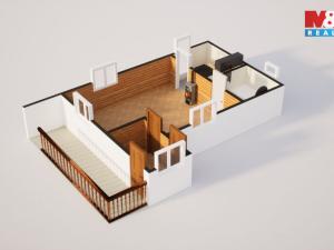 Prodej chaty, Velké Chvojno - Žďár, 45 m2