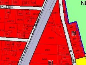 Prodej pozemku, Čeperka, K. Světlé, 1440 m2