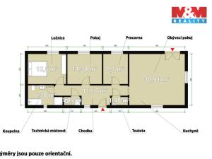 Prodej rodinného domu, Újezd, 84 m2