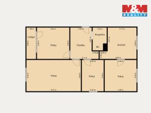 Prodej bytu 4+1, Aš, Petra Bezruče, 77 m2