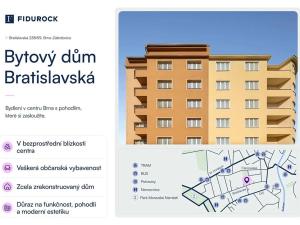 Prodej bytu 2+kk, Brno, Bratislavská, 45 m2