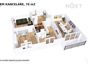 Pronájem bytu 3+1, Olšany, 76 m2