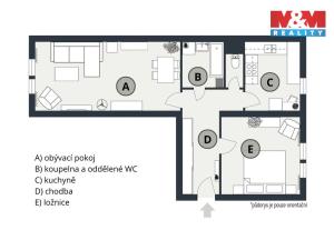 Prodej bytu 2+1, Nymburk, Rybářská, 57 m2