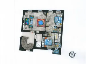 Pronájem bytu 3+1, Praha - Malá Strana, Hroznová, 73 m2