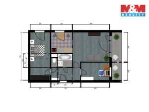 Prodej bytu 3+1, Praha - Záběhlice, Ostružinová, 58 m2