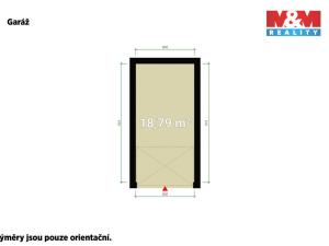 Prodej garáže, Plzeň, Univerzitní, 19 m2