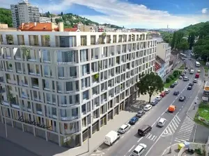 Pronájem bytu 1+kk, Praha - Košíře, Hlaváčkova, 25 m2