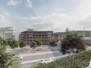 Pronájem kanceláře, Praha - Hlubočepy, Strakonická, 214 m2