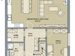 Prodej rodinného domu, Písková Lhota, 138 m2