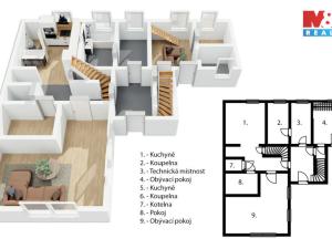 Prodej rodinného domu, Želízy - Sitné, 480 m2