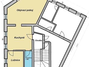 Pronájem bytu 2+1, Ústí nad Labem, Kojetická, 54 m2
