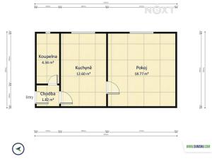 Prodej bytu 1+1, Šumperk, Banskobystrická, 38 m2