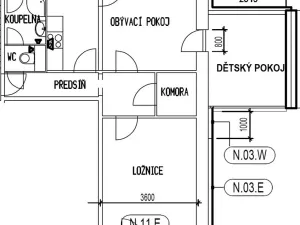 Prodej bytu 3+1, Praha - Letňany, Dobratická, 68 m2