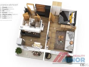 Pronájem bytu 1+1, Slaný, Stehlíkova, 34 m2