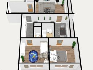 Prodej bytu 3+1, Chomutov, Šafaříkova, 72 m2