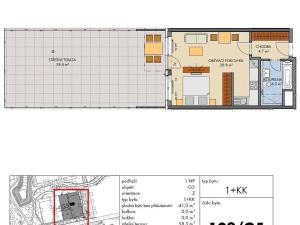 Prodej bytu 1+kk, Praha - Dolní Měcholupy, Honzíkova, 41 m2