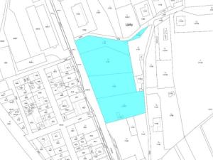 Dražba komerčního pozemku, Vsetín, Lázky, 7619 m2