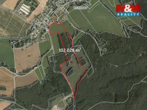 Prodej louky, Osečná - Druzcov, 102028 m2